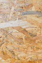 Oriented strand Board consisting of wood chips for construction