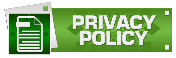 Privacy Policy Green Grey Circular Floral Horizontal 