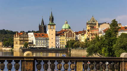 Beautiful view at Prague