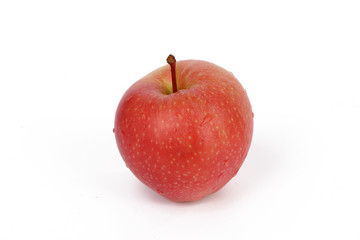apple - a delicious red apple isolated on white background