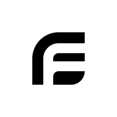 Letter F logo. Icon design. Template elements - vector sign