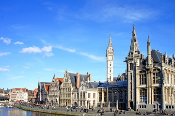 Fototapeta na wymiar GENT ( Belgien ) - Stadtpanorama