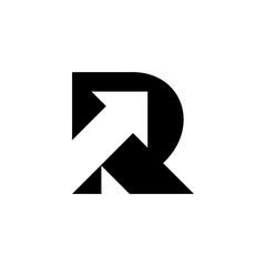 Letter R logo. Icon design. Template elements - vector sign