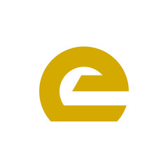Letter E logo. Icon design. Template elements - vector sign