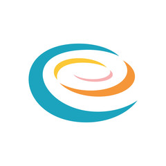 Letter E logo. Icon design. Template elements - vector sign