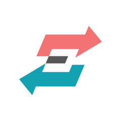Letter E logo. Icon design. Template elements - vector sign