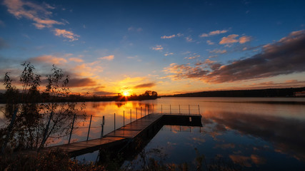 Poranek nad zalewem w Dojlidach © podlaski49