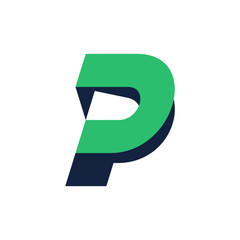 Letter P logo. Icon design. Template elements - vector sign