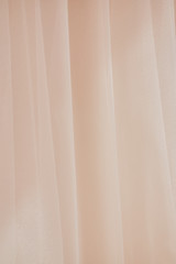 Fototapeta premium Pink fabric texture for abstract background, design and wallpaper, soft and blur style, smooth.