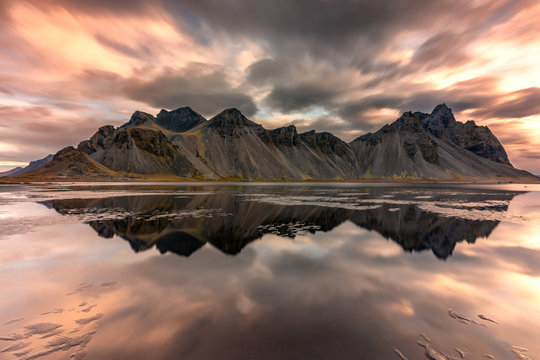 Sunrise at Vestrahorn, Iceland