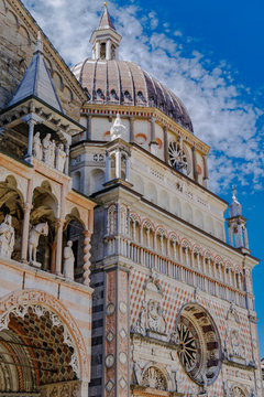 Capella Colleoni, Chapel of Basilica di Santa Maria Maggiore in Piazza Duomo at Citta Alta (Old Town), Bergamo, Lombardy