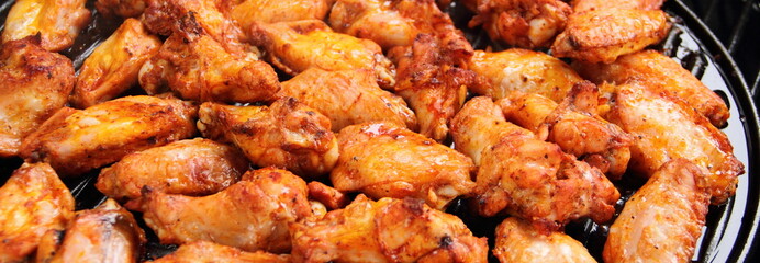 Hähnchenkeulen auf dem Grill 2