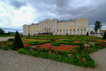 Rundale palace in Latvia