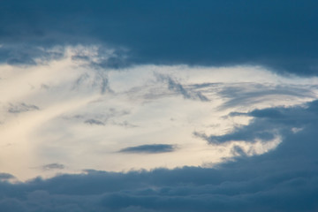 Fototapeta na wymiar Beautiful cloud formations