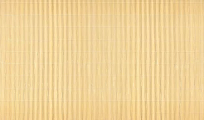 Foto op Plexiglas Fragment of bamboo mat © Vladimir Tyutin
