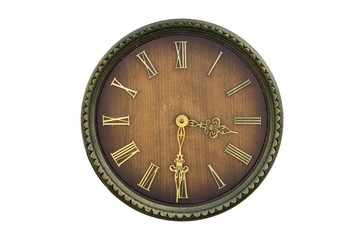 Vintage wooden clock