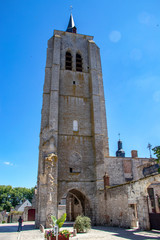 Beaugency. Le clocher saint Firmin. Loiret. Centre-Val de Loire
