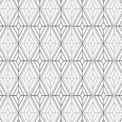 geometric vector pattern, repeating linear diamond shape with oval shape at center. graphic clean for wallpaper, fabric, background. pattern is on swatches panel.