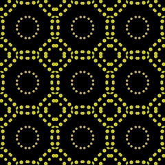 Seamless abstract pattern background with a variety of colored circles.