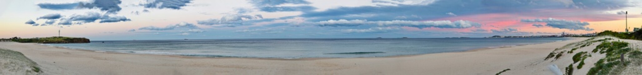 Wollongong Beach panorama