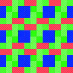 Seamless pattern background from a variety of multicolored squares.