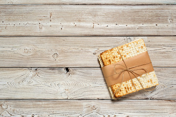 Jewish traditional Passover matzo bread