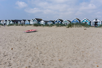 Charming Mudeford, fishing village in Christchurch, Dorset, England, Europe