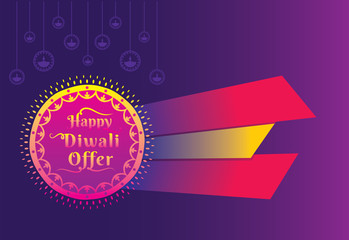 Diwali Festival Offer Poster Design Layout Template