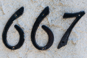 House Number Six Hundred Sixty Seven - 667