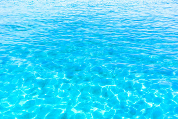 Fototapeta na wymiar Blue ripple water surface background