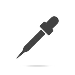 Pipette dropper icon vector