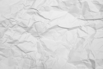 Naklejka premium background of crumpled white paper