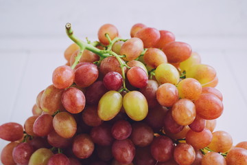 bunch of red grapes