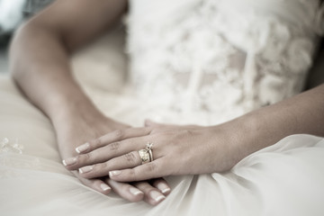 hands of bride 