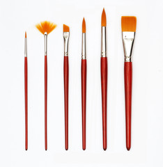 paintbrush .There are 6 sizes available. And the brush is not the same. on the White Blackground