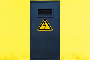 door to yellow transformer