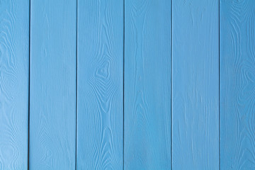 painted boards in blue, arranged vertically