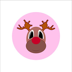 Funny Christmas deer 
