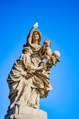 Obraz premium Statue du Pont Charles de Prague