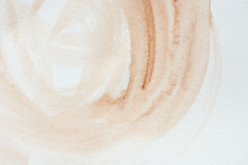 close up of abstract brown watercolor background
