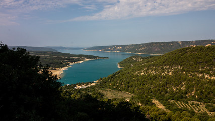 Fototapeta na wymiar Lac des gorges du Verdon