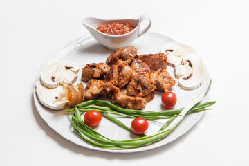 dish of pork