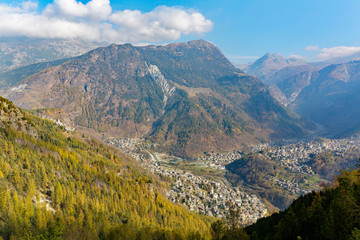 Valmalenco (IT) - Vista panoramica autunnale