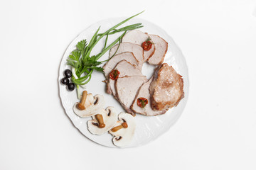 dish of pork