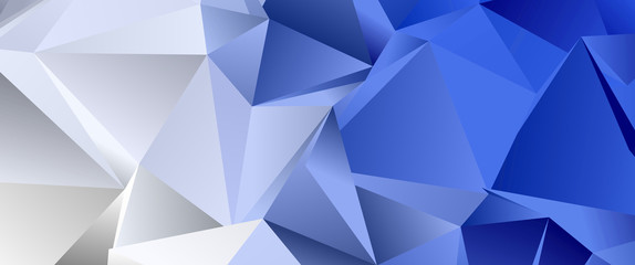 Fototapeta premium Triangular 3d, modern background