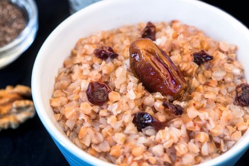 Buckwheat porridge.
