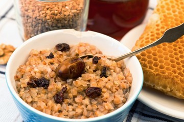 Buckwheat porridge.