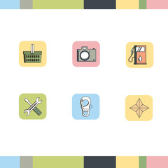 Commerce and Map icons collection