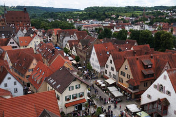 Blick vom Wladhornturm in Besigheim