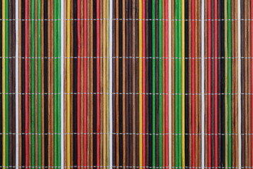 colorful stripe bamboo wall texture background